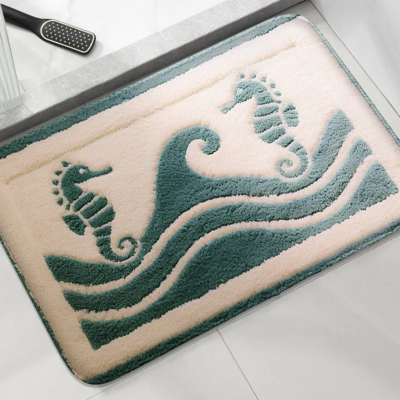 Seaside Series Modern Decorative Bathroom Anti-Slip Floor Mat
