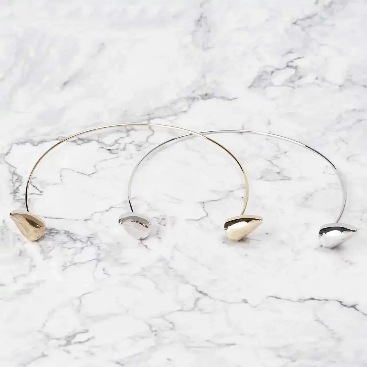 S925 Silver Devil's Horn Dual Purpose Collar Head Hoop metal hair accessories hair accessories