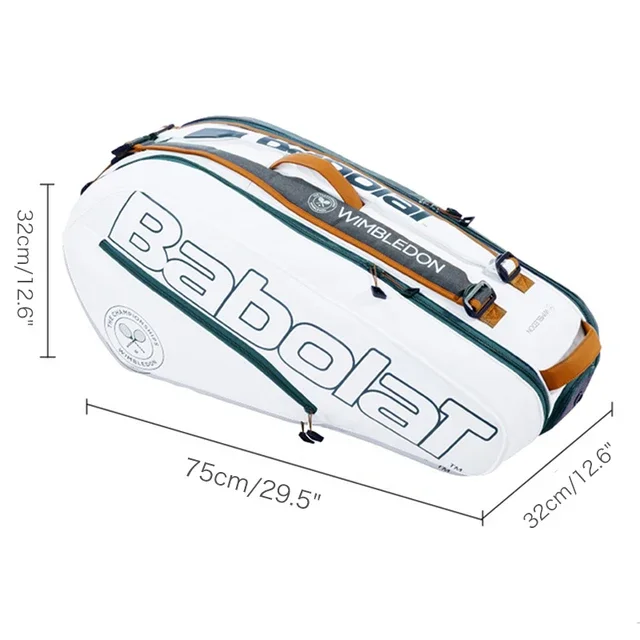 Babolat 6Pack Nadal Tennis Bag Giallo Grande Capacità Zaino Per Campo Da Tennis Originale Professionale 12Pack Squash Tennis Bags