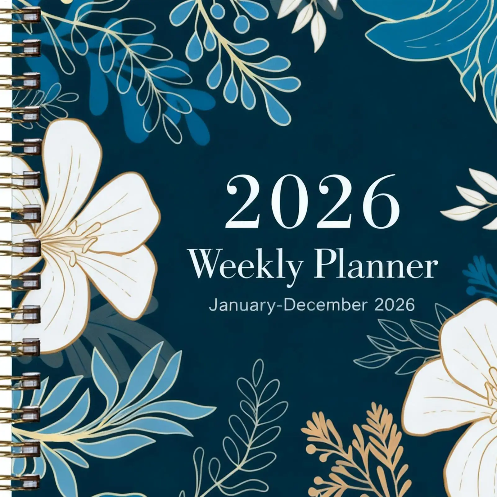2026 Monthly Planner Twin-Wire Binding Notepad Weekly Calendar Planner Book with Tabs for Students Teachers Business Office