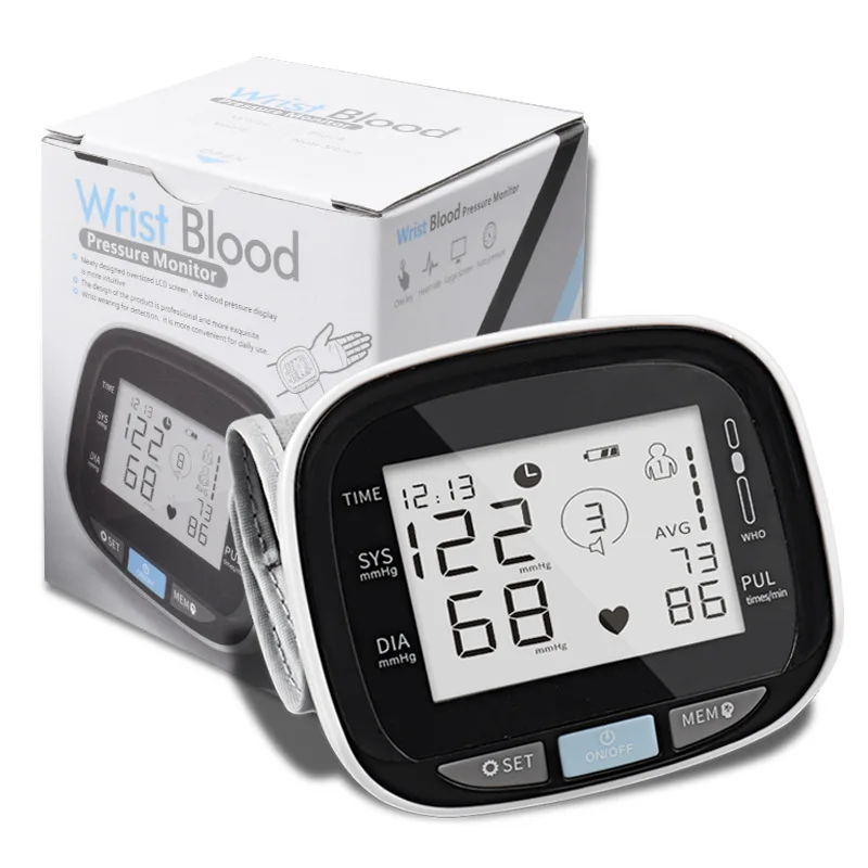 Wrist Blood Pressure Monitor Electronic Fully Automatic