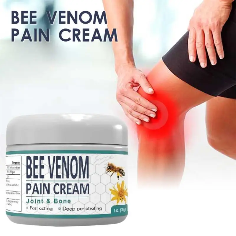 

30g Bee Venom Knee Pain Relief Plaster Arthritis Ointment Bone Sprain Joint Arthritis Joint Analgesic Cream For Legs Hands Arms