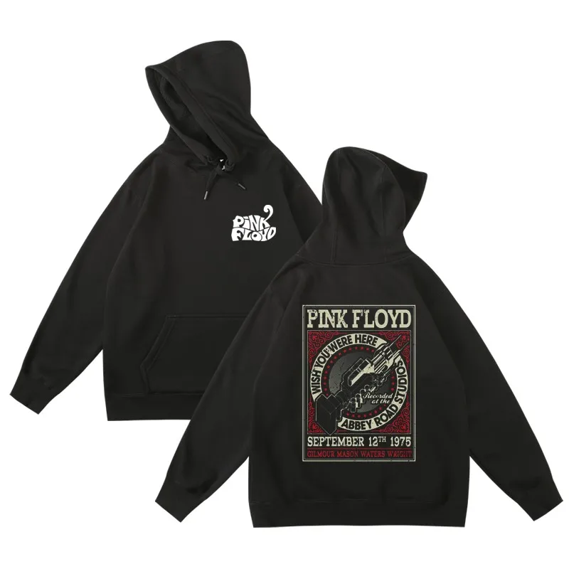 New Autumn Winter Fashion Hoody Letter Printed Trend Brand Men's Hoodies Sweatshirts Plus Fleece Pullover Hip Hop Streetwear