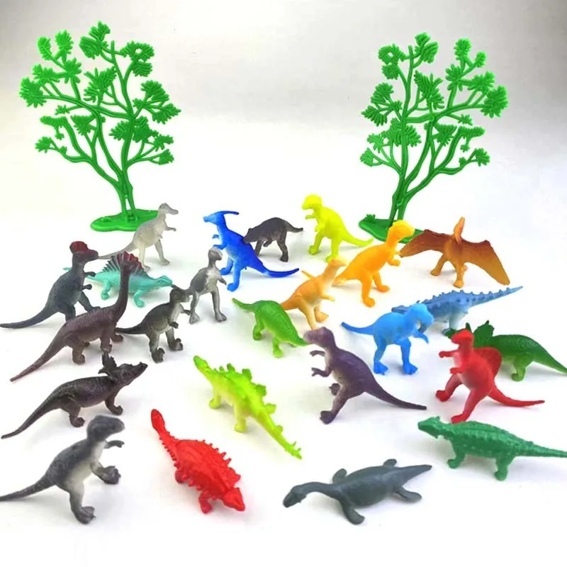 

Fun Mini Figurines De Dinosaures Lot De Jouets Educatifs Pour Enfants Simulation D'animaux Mignons Petits Cadeaux Pour Garçons