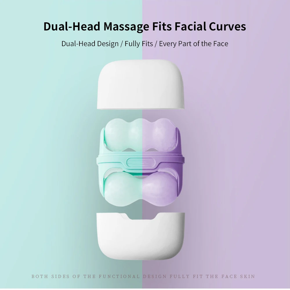 Facial Roller Massager Ice Roller Face Eye Massage Tool Skin Massage for Lifting and Firming Facial Rolling Body Maderotherapy