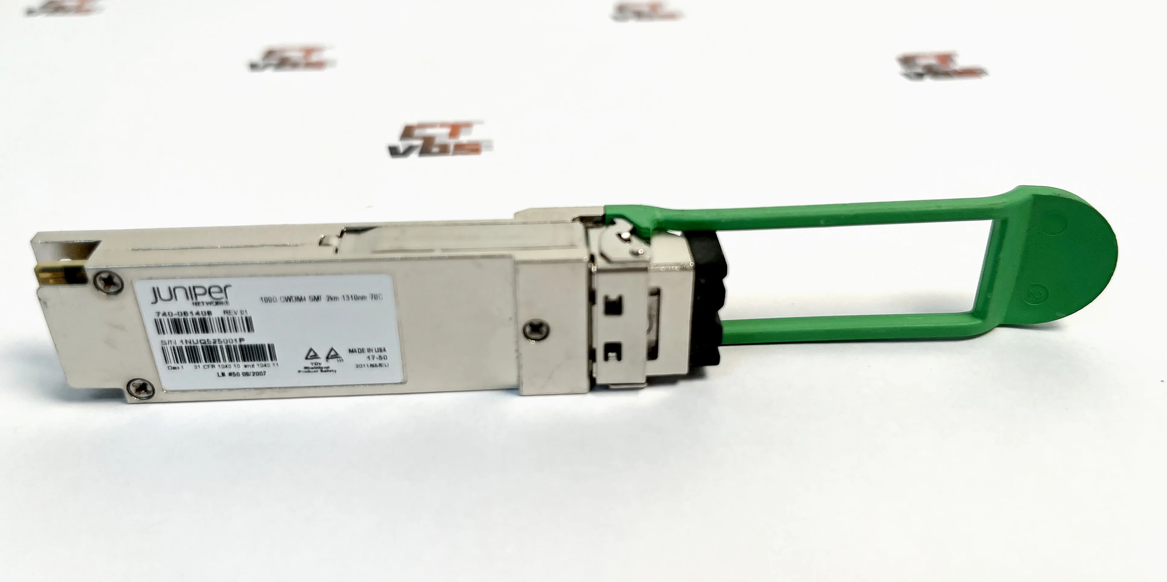 JUNIPER NETWORKS QSFP28 740-061408 REV 01 100G CWDM4 SMF 2KM 1310nm 70C TRANSCEIVER