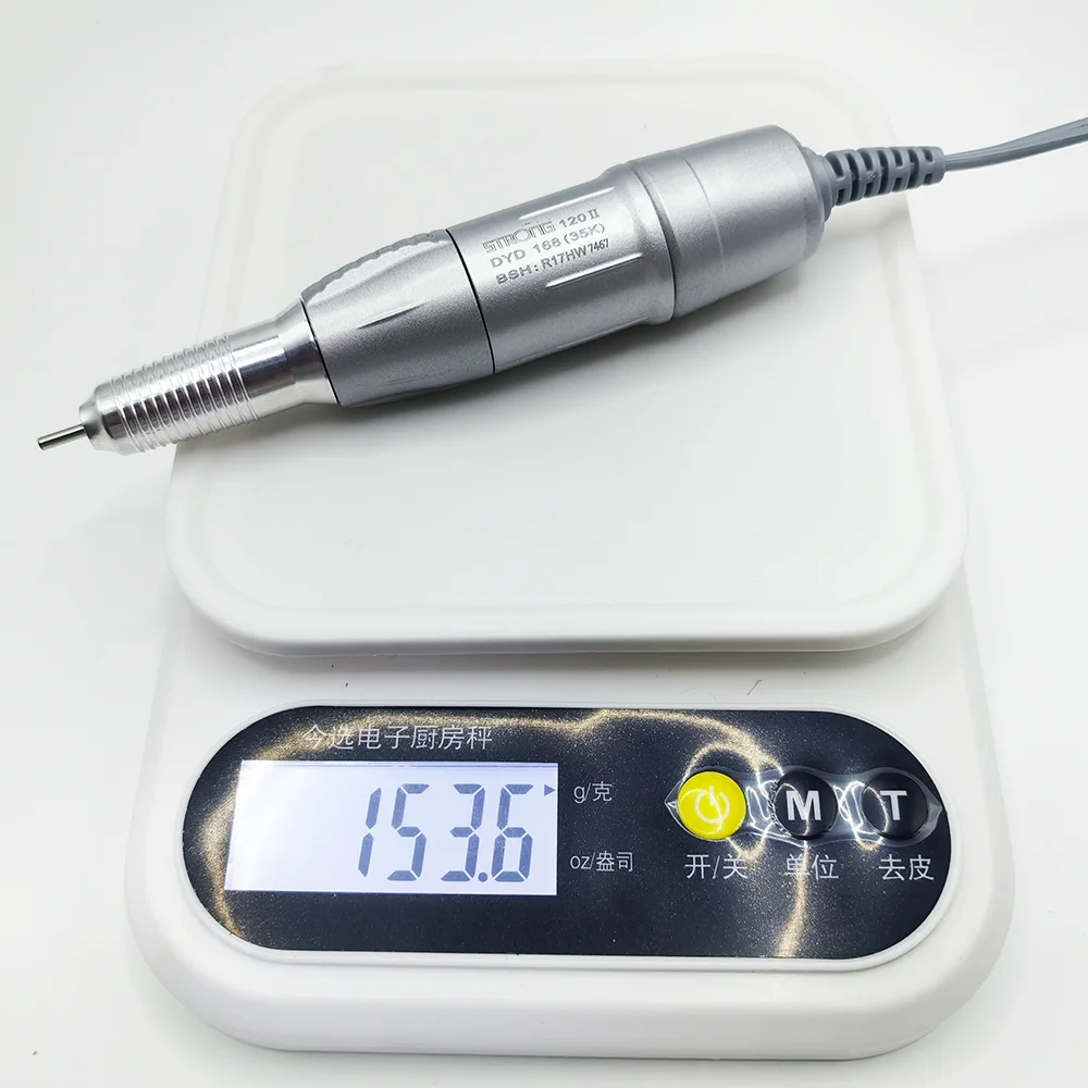 Nail drill bits electric nail drill 120 handpiece 35000 rpm for STRONG 210 90 204 207B marathon control box electric nail drill handpiece nail file equipment