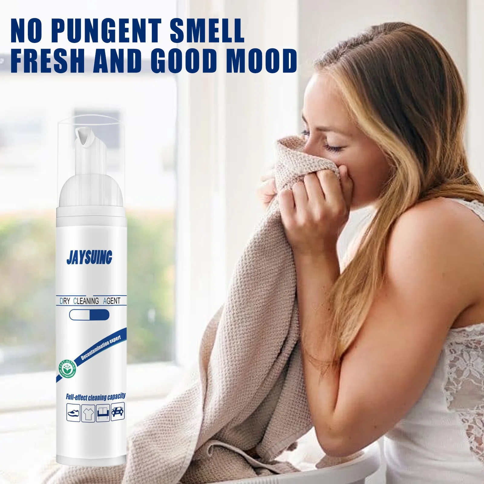 Dry Clothing Foam Cleaner Down Jacket Oil Stain Removal Mattress Sofa Decontamination Dry Cleaner Wash Free Clothes Foam