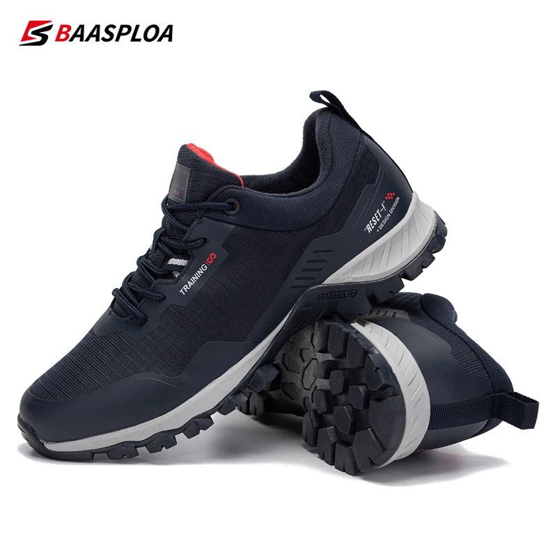 Hiking Shoes Men Non-Slip Wear-Resistant Anti Splash Water Outdoor Comfort Walking
