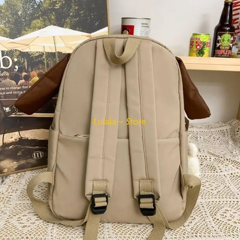 【support】 Y4QA Playful Large School Backpack Nylon College Laptop Backpacks School Bag.