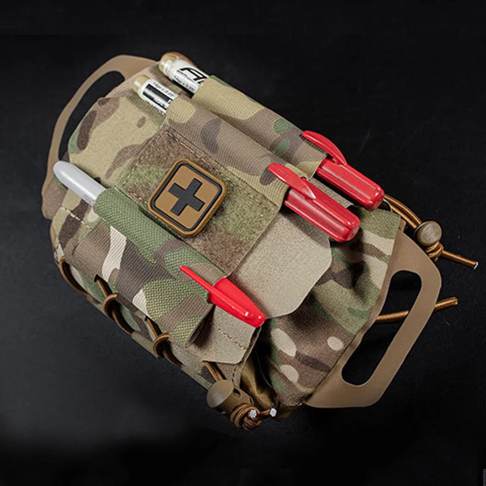 VULPO Medical Pouch IFAK Pouch Tactical Molle Pouch Outdoor First Aid Kits Bag Survival Kit Hunting Bag 6