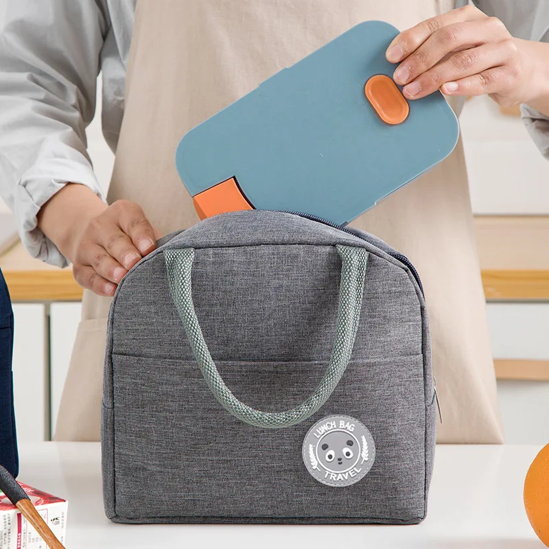 Insulated Lunch Bag Insulation Bento Pack Aluminum Foil Rice Bag Meal Pack Ice Pack Student Bento Lunch Handbag Insulation Best Sellers In Luggage, Bags