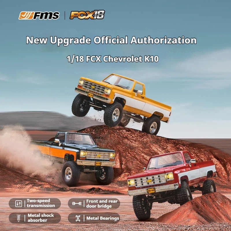 Classic Retro Offroad RC Car Model Chevrolet K10 Pickup Truck