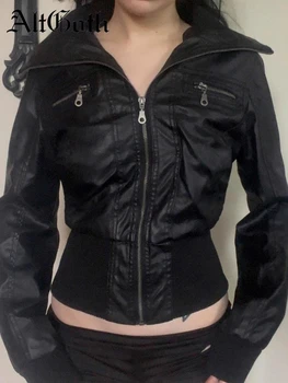 Women’s Vintage PU Jacket 1