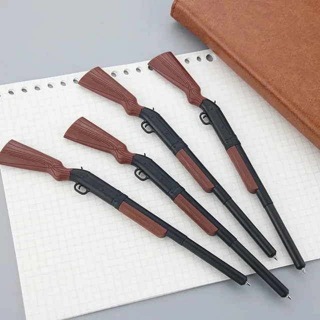 Stylo pistolet au design unique, écriture fluide, instrument d'écriture, fournitures de bureau, stylo élégant, papeterie amusante, stylo à bille 3 Stylo pistolet au design unique, écriture fluide, instrument d'écriture, fournitures de bureau, stylo élégant, papeterie amusante, stylo à bille 3