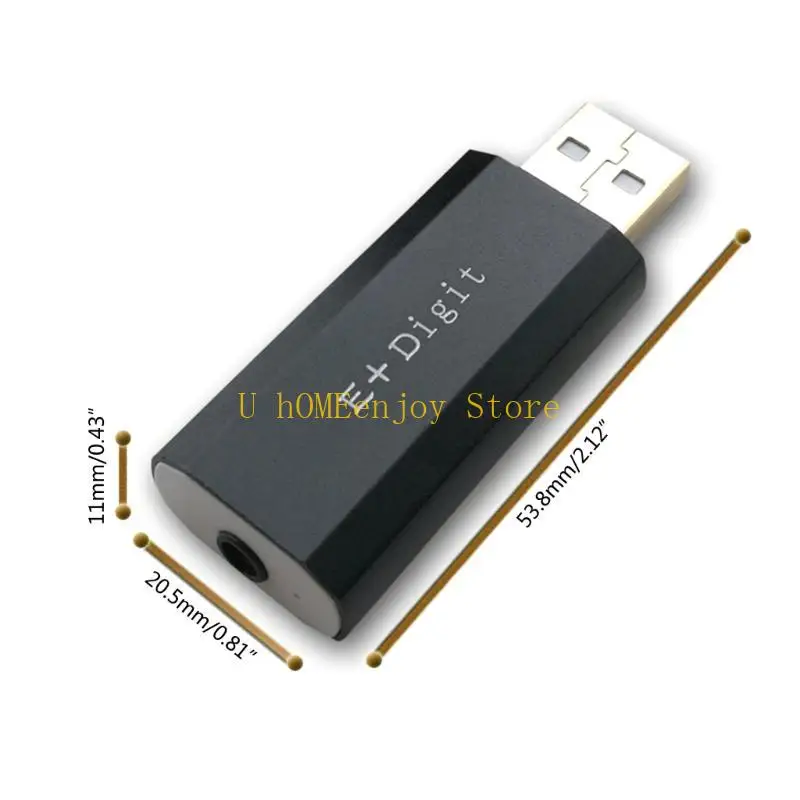 B0KF SA9023A + ES9018K2M USB 휴대용 DAC HIFI 발열 외부 증폭기 컴퓨터 사운드 카드 디코더 용 사운드 카드 디코더