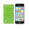 Children's English mobile phone color lighting charging puzzle toy early education machine English simulation telephone 6