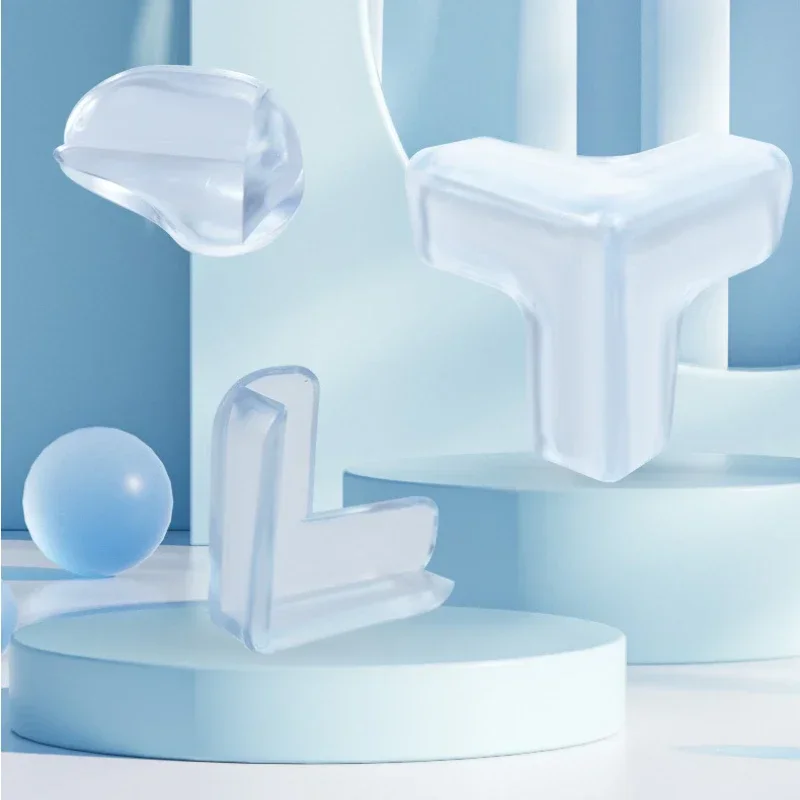 Baby Safety Silicone Protector Table Corner Protector Kids Desk Corner Edge Protection Cover Children Soft Anti Collision Guards