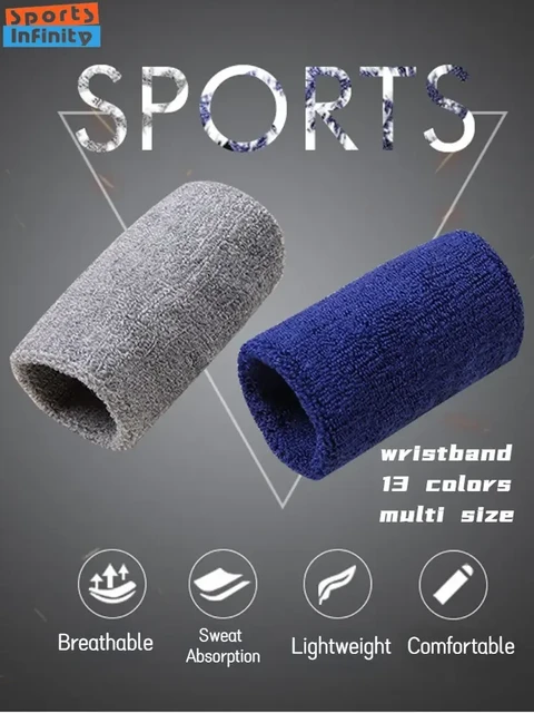 Acheter 1 pièces Yoga volley-ball main sueur bande poignet orthèse soutien  respirant glace refroidissement Tennis bracelet enveloppement Sport bandeau  pour salle de Sport