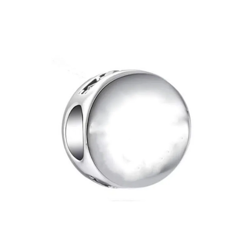 תליון מרובע בצורת לב מכסף 925 חדש מתאים לצמיד אירופי מקורי אביזרים לעשייה תכשיטים מופתים