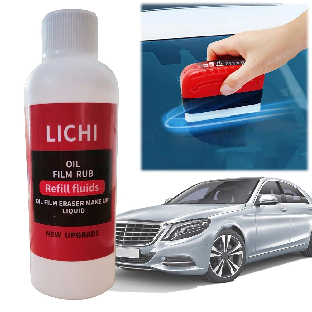100ml Car Windshield Cleaner Liquid Auto Glass Oil Refill Window Glass Oil Film Agent Car Maintenance Agent