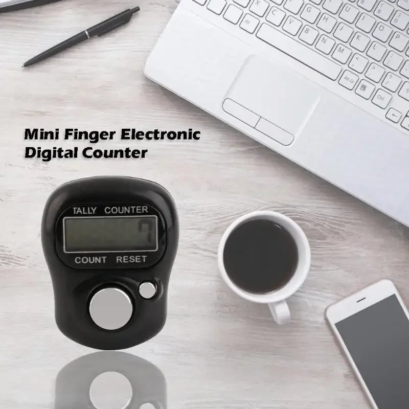Mini Finger Counter LCD Electronic Digital Counter Counting Range 0-99999 For Sewing Knitting Weave 1Pcs