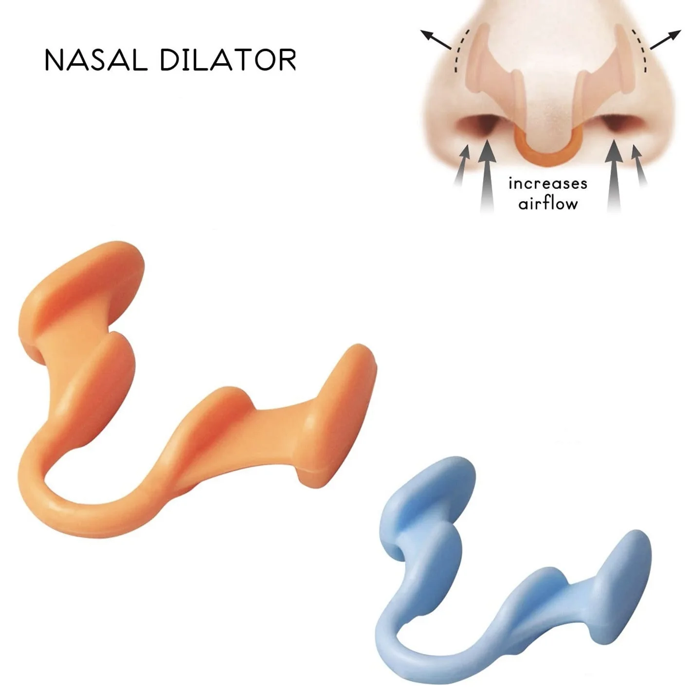 Nostril Opener Dilators Ease Breathing And Snoring Anti Snore Sleep Aid Device Silicone Nasal Dilator