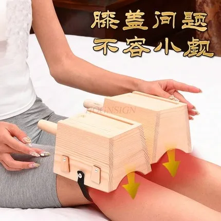 Cervical vertebra moxibustion box knee joint leg foot moxibustion portable household wooden general body