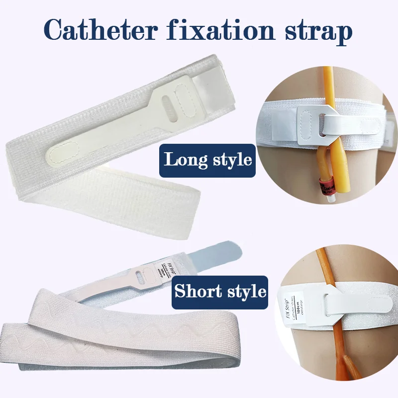 1Pc Long short Style Catheter Fixation Strap Elastic External Durable Urine Bag Leg Bracket Fixed Strap Fixer