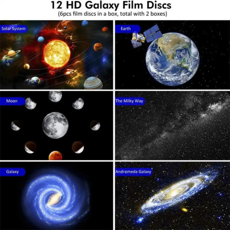 13 in 1 Star Projector, Night Light Galaxy Projector Starry Sky Projector 360&deg; Rotate Planetarium Lamp For Kids Bedroom Decor