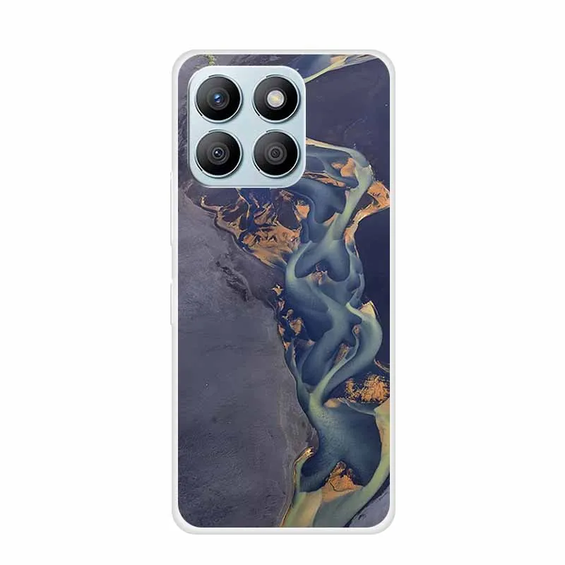 Clear Silicone Phone Case with Lovely Patterns - Transparent Protective Cover