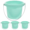 4 Pcs Magnetic Beach Bucket Plastic Barrel Child Toy Toys Kids Bulk Buckets for Children Sand Mini 5