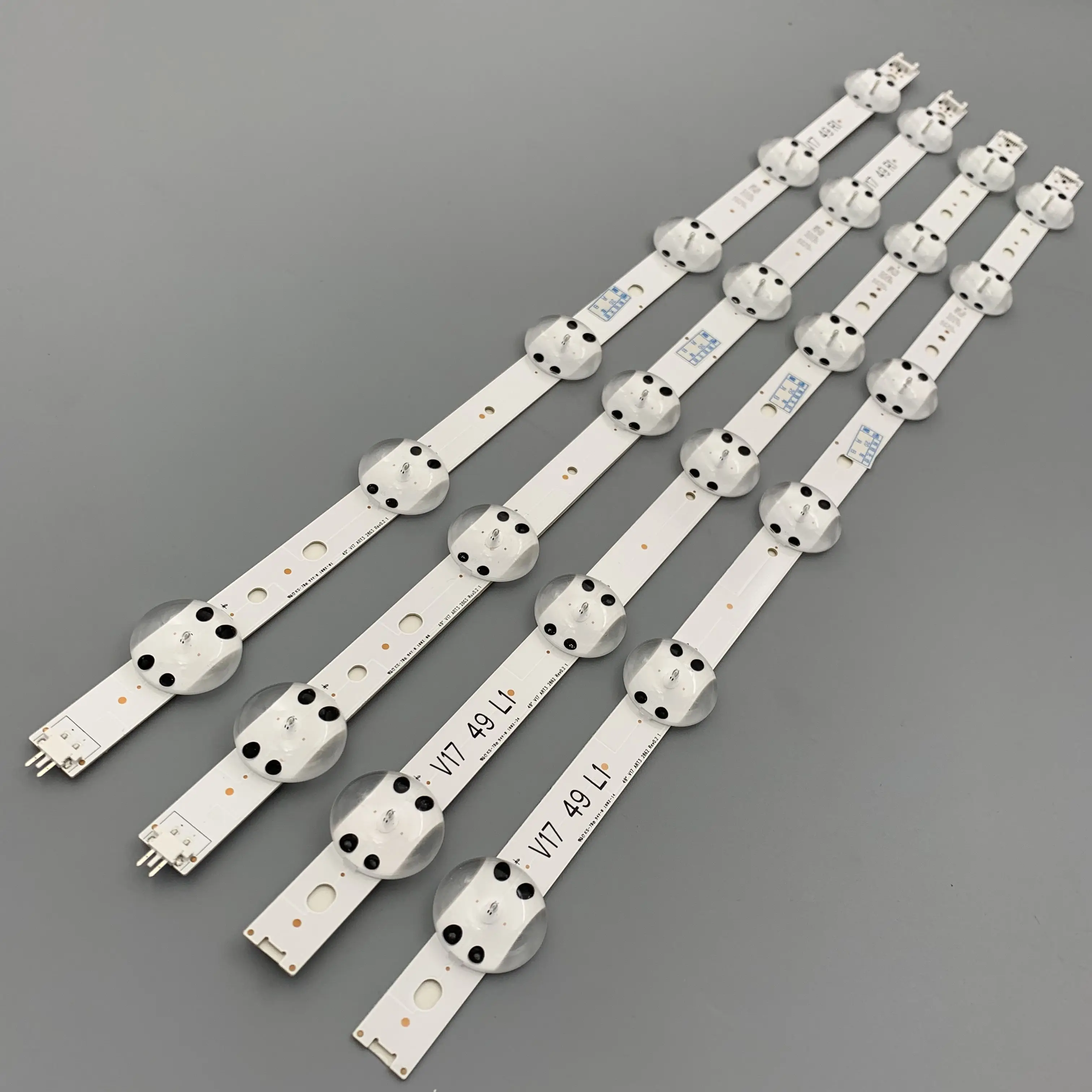 LED strip For LIG 49UV340C 49UJ6565 49UJ670V 49 V17 ART3 2862 2863 6916L-2862A 6916L-2863A V1749R1 V1749L1