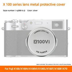 Premium Aluminum Alloy Camera Lens Dust Cover - Universal Fit (Lens Cap E)