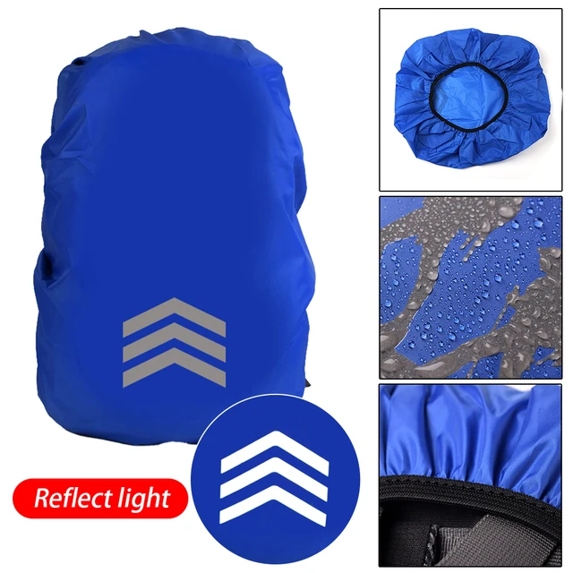 Outdoor Reflective Backpack Rain Cover Night Cycling Hiking Safety Climbing Bag Cover Waterproof Rain Cover For Backpack 18-45L