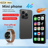 SERVO 17SE Global 4G Mini Smartphone 4.3" HD Screen 2GB RAM 16GB ROM Android System OTG Cute Smart Phones Smartwatch Two for One 1