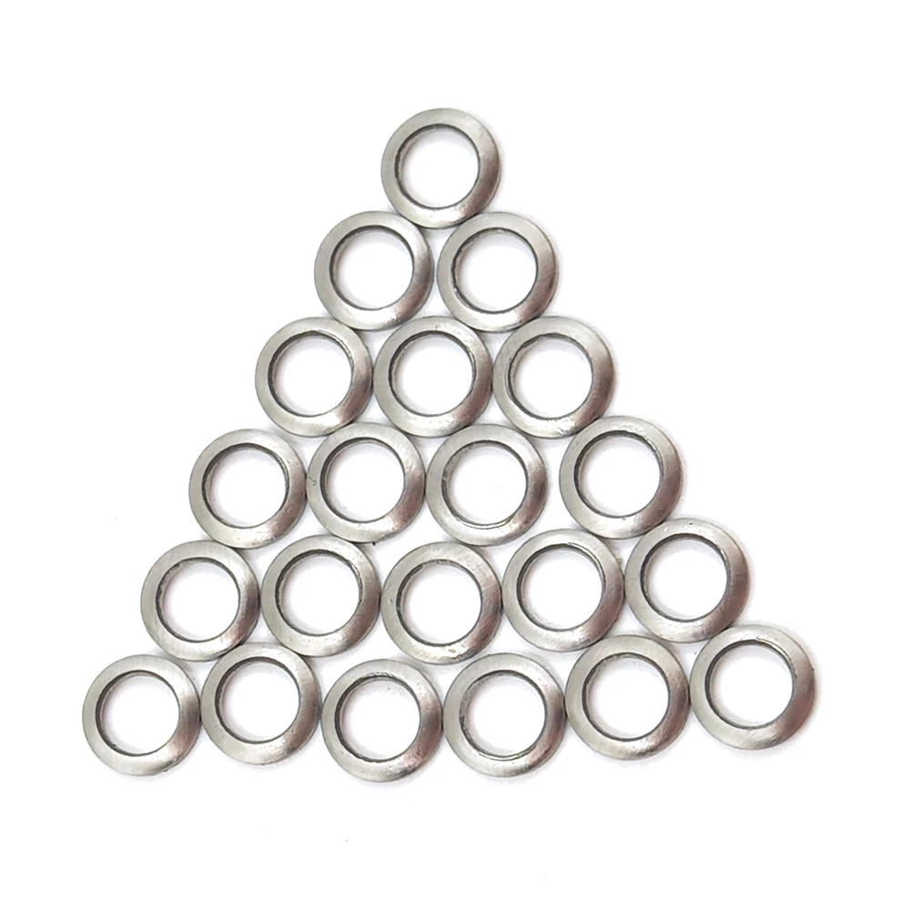 외부 니플 스테인리스강 필러 PW 7048 와셔, 7.0mm 외경 4.8mm 내경 0.14g/pcs