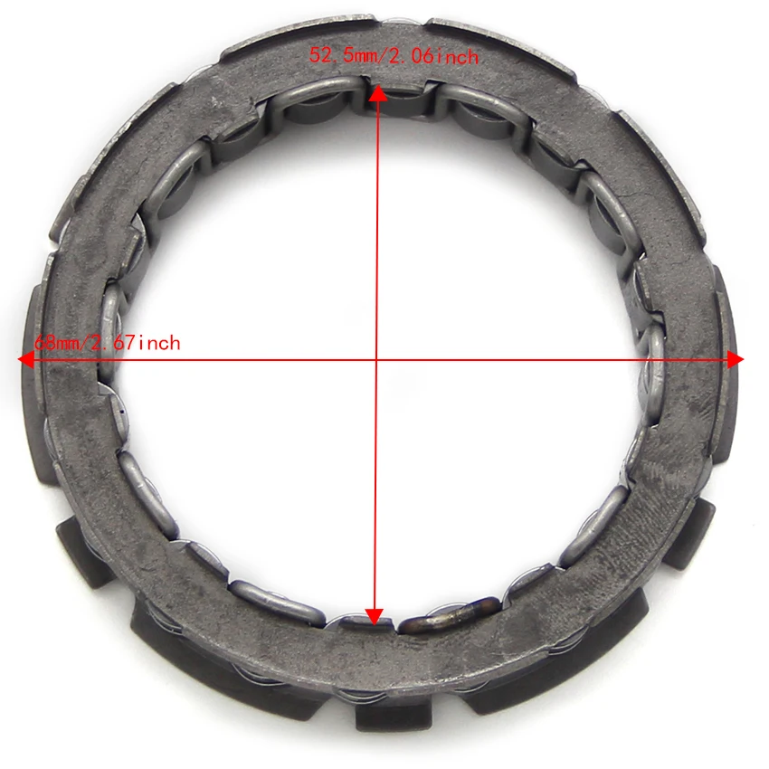 

Motorcycle Starter Clutch Assembly For F700GS F800GT F800S F800ST F800GS F650GS F800R OEM:12117687777 Starting Clutch Bearing