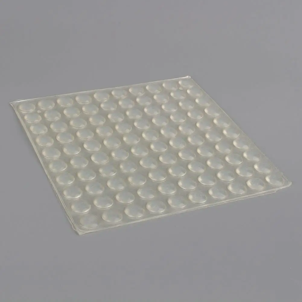 

100Pcs Self-Adhesive Silicone Rubber Bumpers Door Stops Buffer Pads Furniture