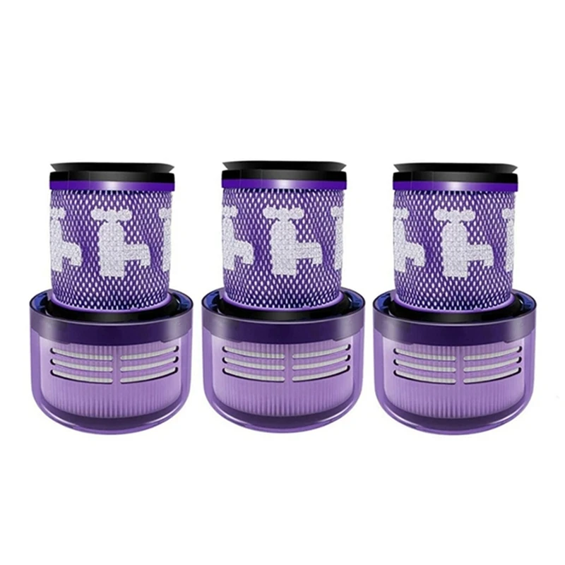 Kit Di Accessori Di Ricambio Per Filtri Da 3 Pezzi Per Dyson V12 Detect Slim Vacums, V12 Slim Vacums Confronta Con La Parte 971517-01