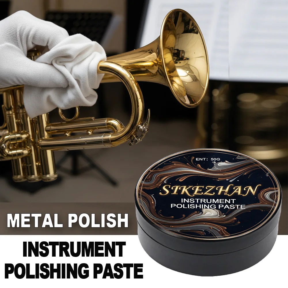 Premium Metal Polishing and Protection Paste for Brass, Silver, and Chrome Surfaces
