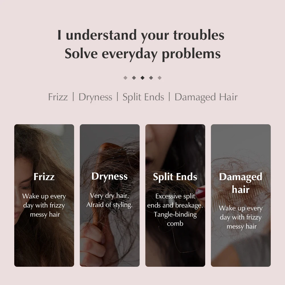 مجفف شعر Kinseibeauty عملي 5 في 1، مشط احترافي لتج...