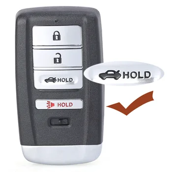 Keyforkess 315MHz PCF7953X / ID47 Chip ID FCC: KR5V1X Smart Remote Key Fob per Acura MDX RLX ILX TLX 2014 2015 2016 2017 18 19 2020 - KEYECU 315MHz PCF7953X ID47 Chip ID FCC KR5V1X Smart Remote Key Fob per Acura MDX