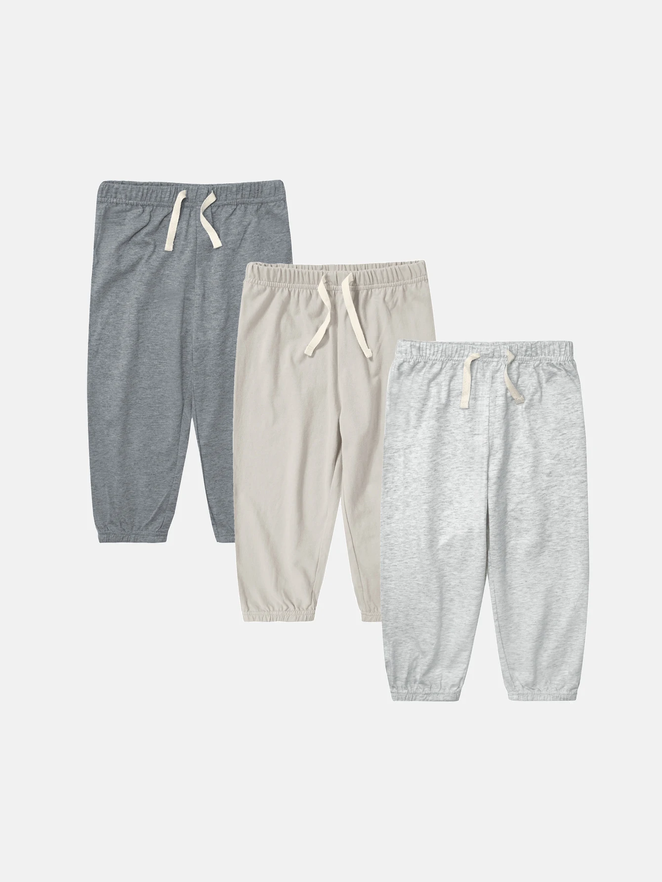 Summer Children's Pants Baby Pants Solid Color 3-piece Casual Boys' Cotton Girls' Baby Sleeping