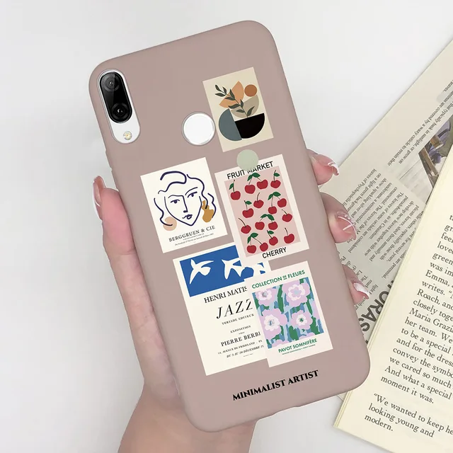 kwmobile Funda compatible con Huawei P Smart (2019) - Funda de silicona TPU  con acabado suave - Lavanda