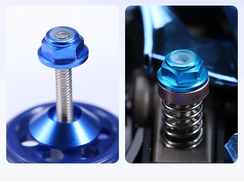 Colorful Aluminum Alloy Self-Locking Flange Nut with Nylon Insert