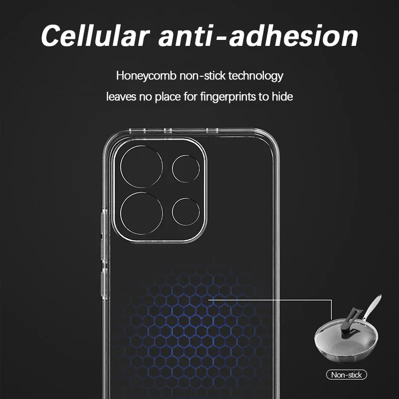 Premium High Quality Transparent Phone Case - Camera Protective Soft TPU Silicone Cover