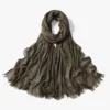 Écharpe Hijab Royan en coton froissé pour femmes musulmanes, châles longs et doux islamiques, enveloppes courtes à pampilles, accessoires Bufanda