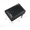 Luxury Brand Men Short Wallet Vertical Multi-card Position Snap Coin Purse Fashionable Youth Card Bag Male PU Solid Color Clutch 6