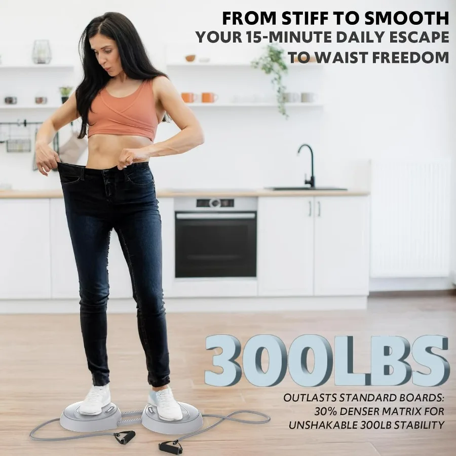 Waist Twisting Machine with Counter, Adjustable Waist Twister Board for Women Belly Fat, Twist Board for Exercise, Ab Twister Bo